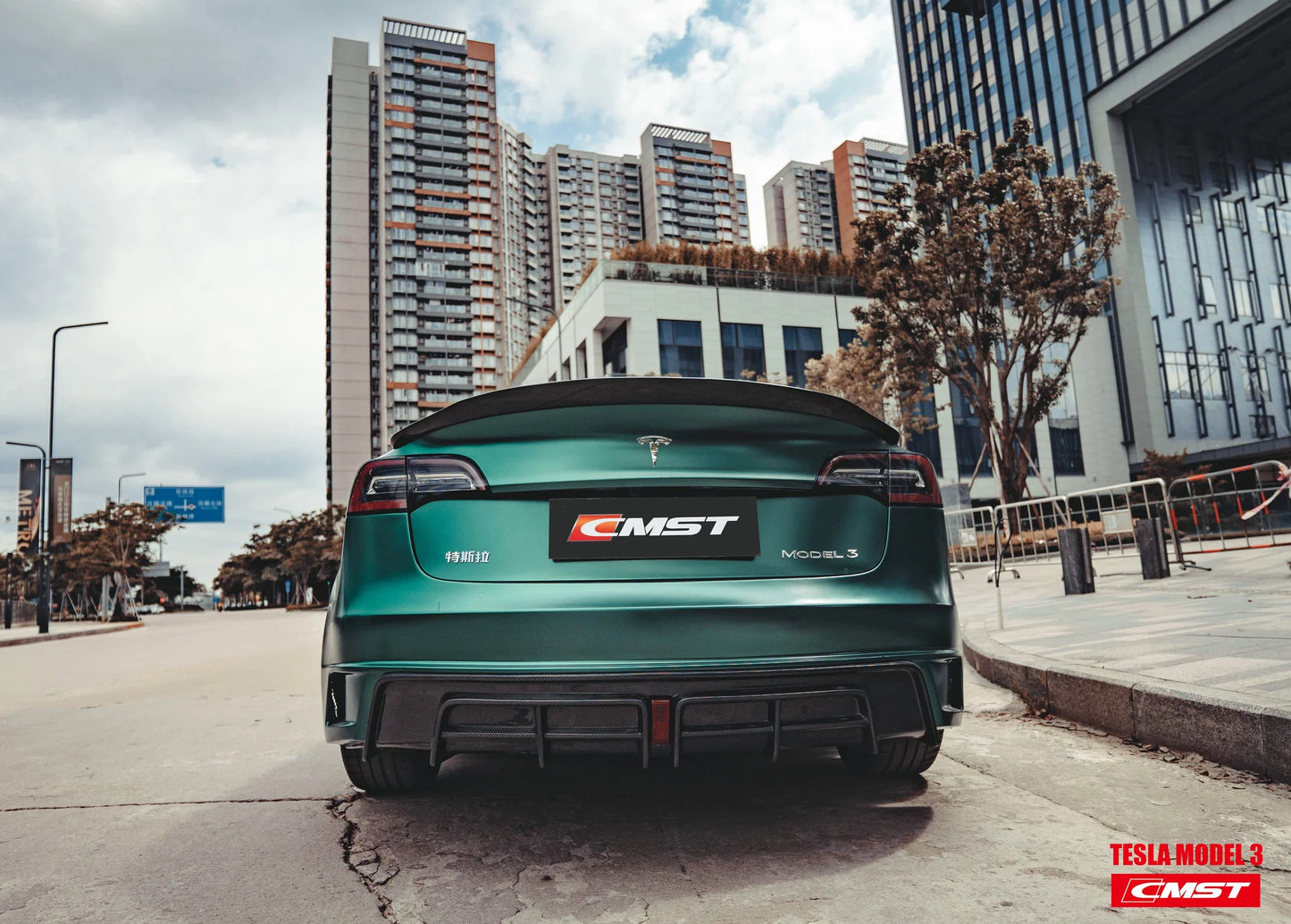 CMST - Model 3 - Rear Bumper & Rear Diffuser V1