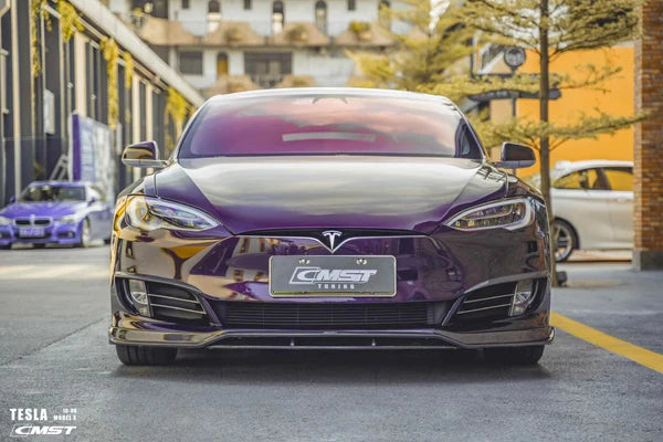 CMST - Model S (2016-2020) - Carbon Fiber Front Lip