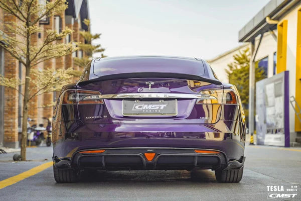 CMST - Model S (2016-2020) - Carbon Fiber Rear Diffuser & Canards
