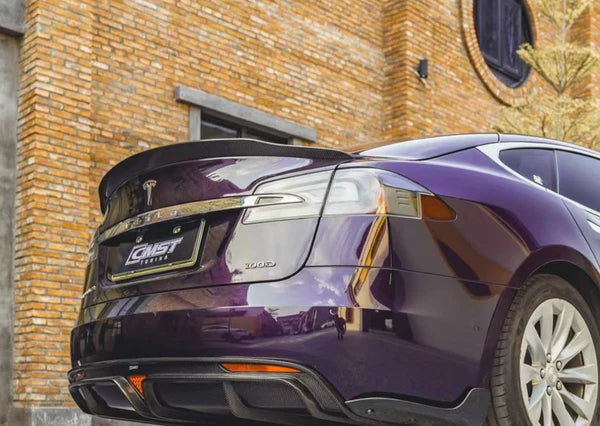 CMST - Model S (2016-2020) - Carbon Fiber Rear Spoiler