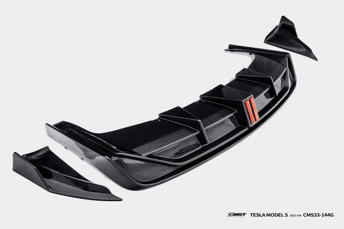 CMST - Model S (2021+) - Carbon Fiber Rear Diffuser