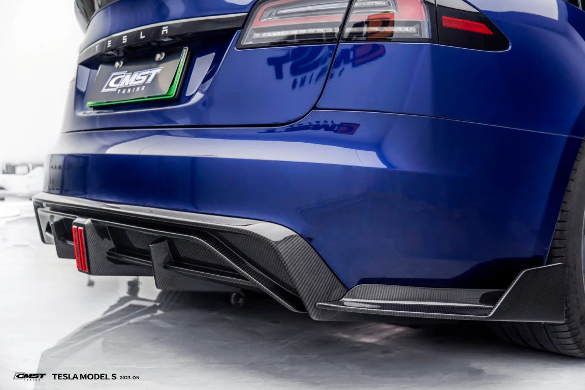 CMST - Model S (2021+) - Carbon Fiber Rear Diffuser