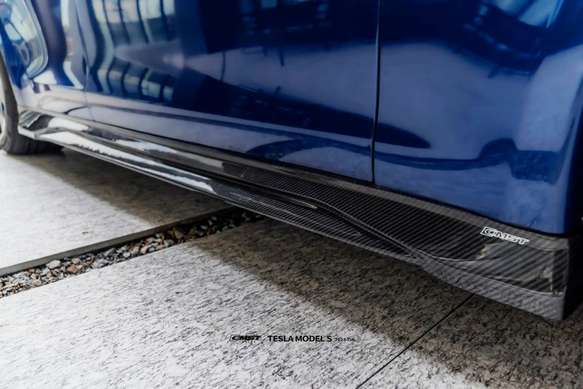 CMST - Model S (2021+) - Carbon Fiber Side Skirts