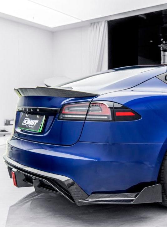 CMST - Model S (2021+) - Carbon Fiber Rear Spoiler