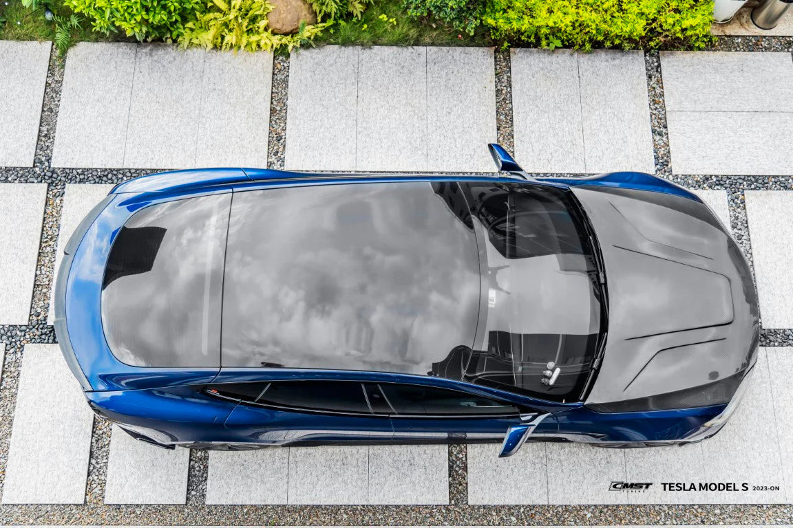 CMST - Model S (2021+) - Carbon Fiber Hood