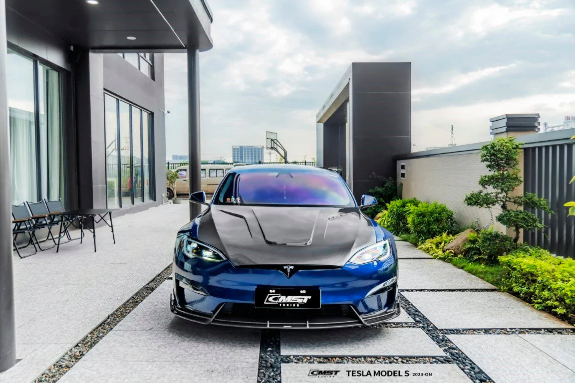 CMST - Model S (2021+) - Carbon Fiber Front Lip