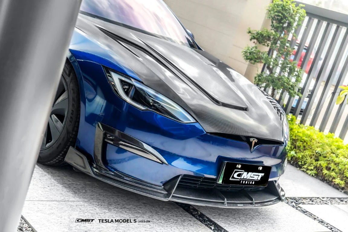 CMST - Model S (2021+) - Carbon Fiber Front Lip