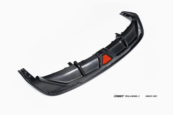 CMST - Model 3 Highland - Carbon Fiber Rear Diffuser & Canards V1