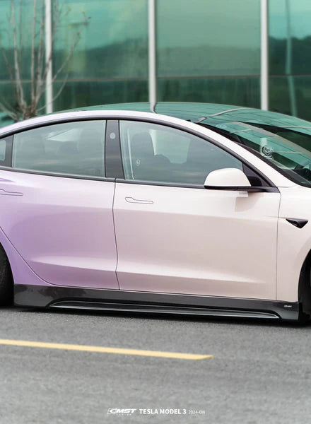 CMST - Model 3 Highland - Carbon Fiber Side Skirts V1