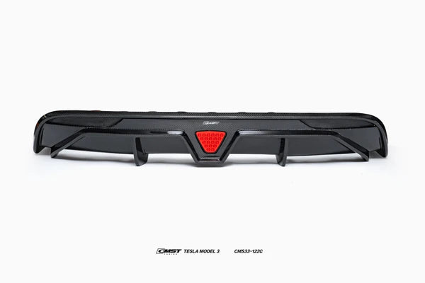 CMST - Model 3 Highland - Carbon Fiber Rear Diffuser & Canards V1