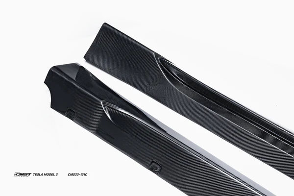 CMST - Model 3 Highland - Carbon Fiber Side Skirts V1