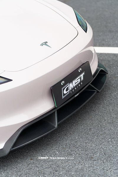 CMST - Model 3 Highland - Carbon Fiber Front Lip V1