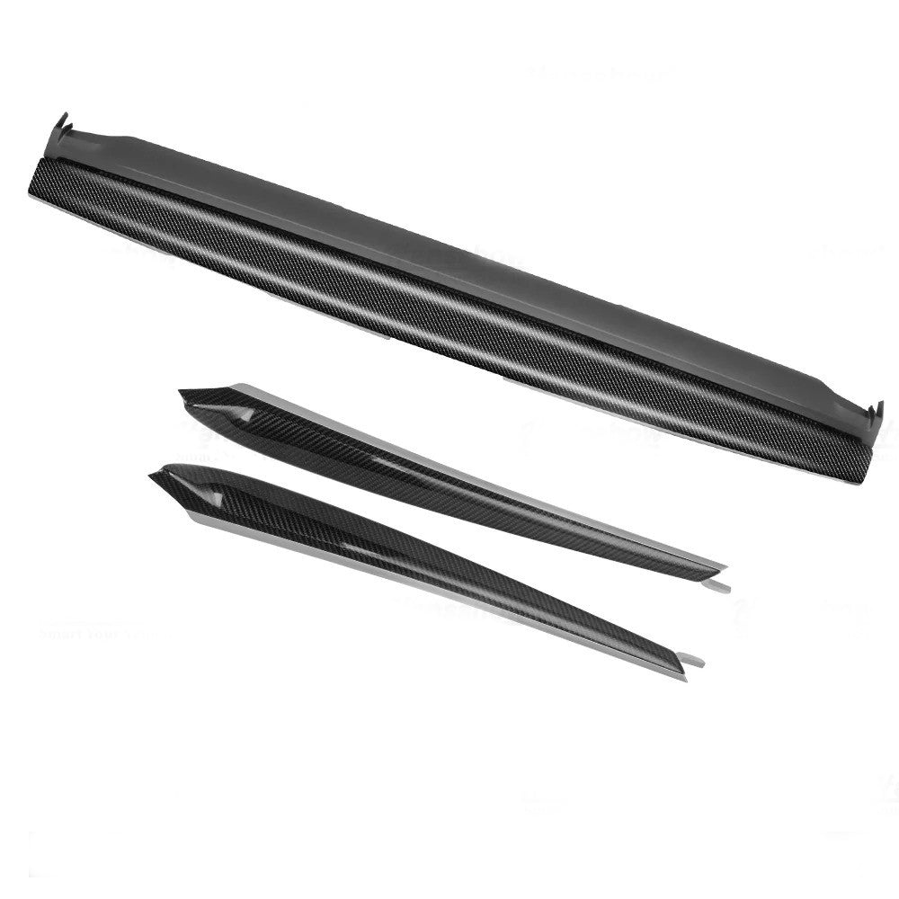 Model 3/Y - Real Carbon Fiber Dashboard & Front Door Trim Panel Replacement Kit