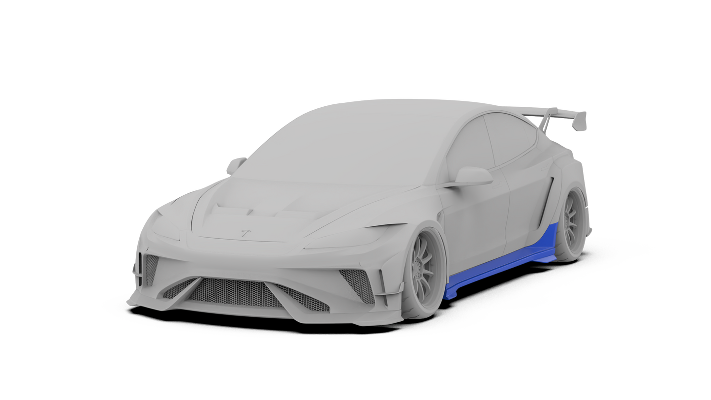 Robot - Model 3 Highland - Hacker Widebody - Side Skirts