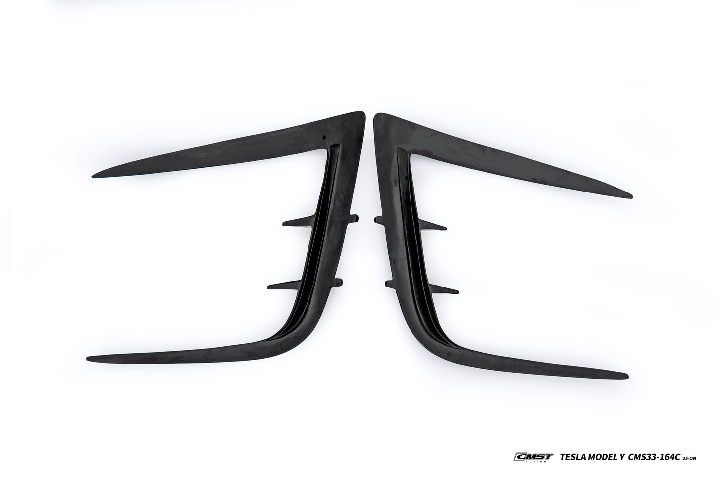 CMST - Model Y Juniper - Carbon Fiber Front Bumper Canards