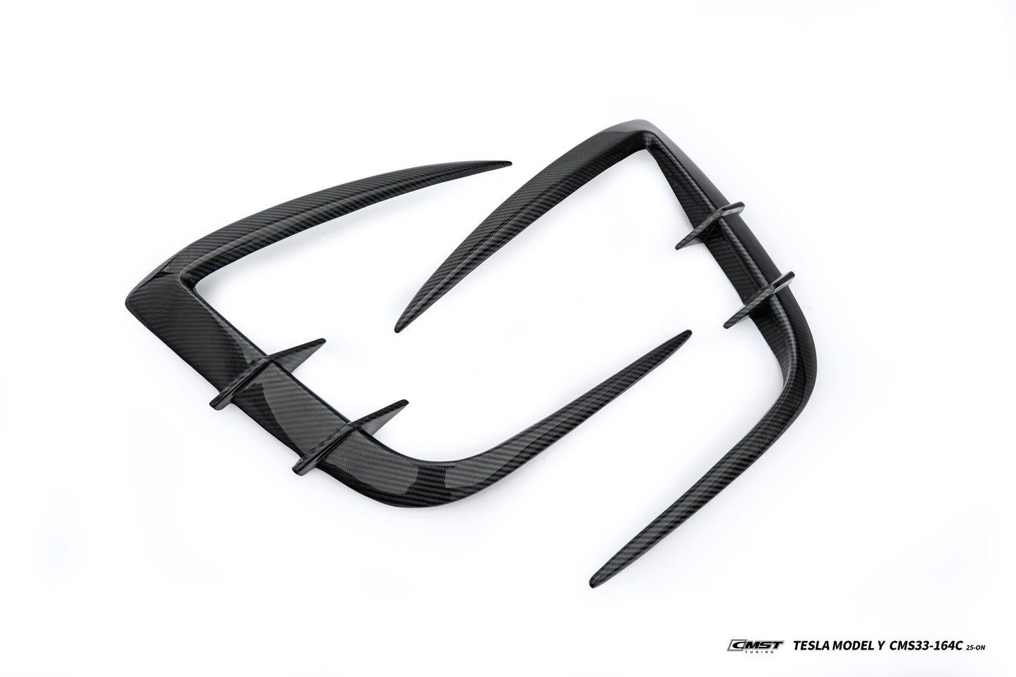 CMST - Model Y Juniper - Carbon Fiber Front Bumper Canards