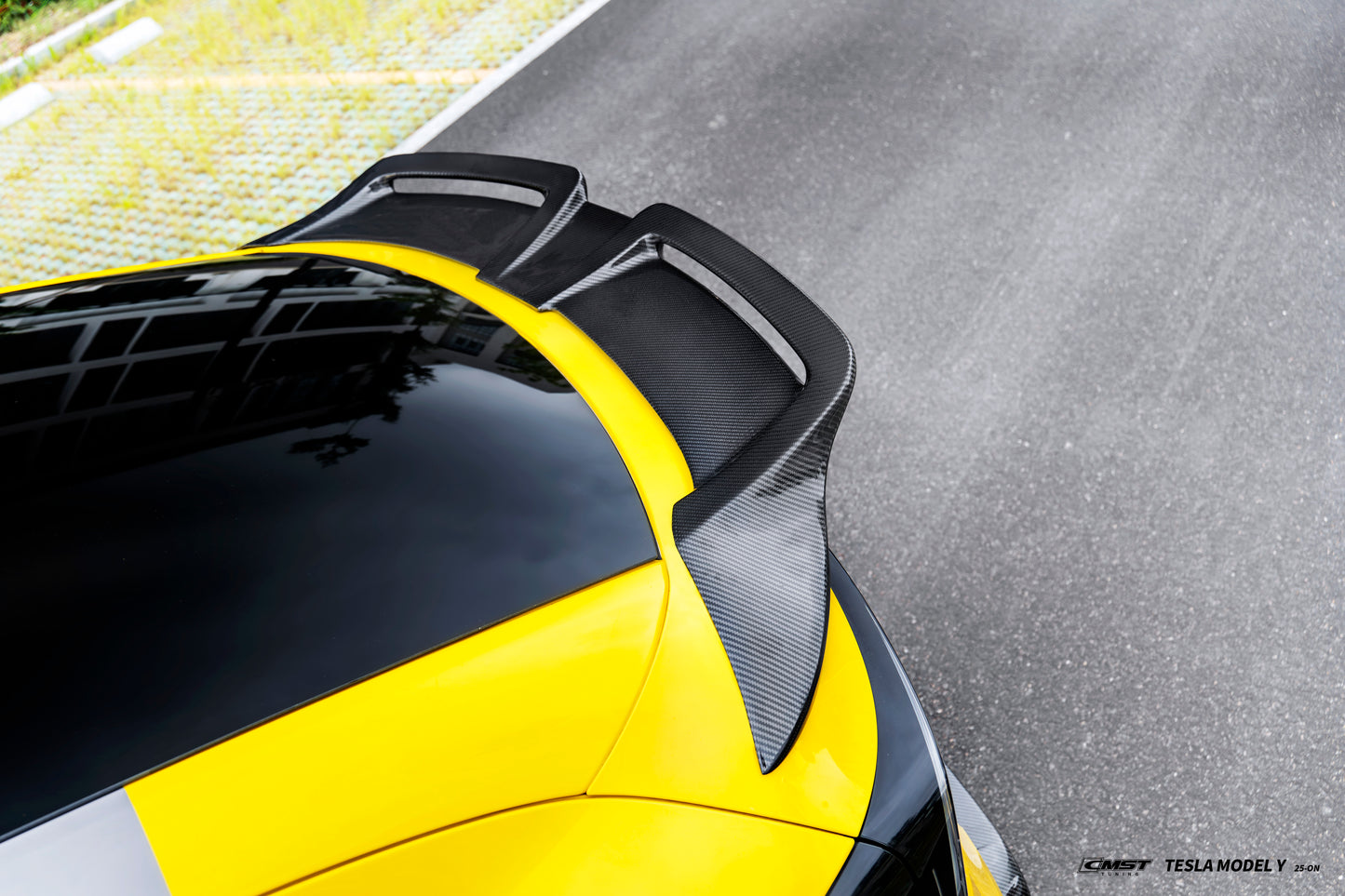 CMST - Model Y Juniper - Carbon Fiber Rear Spoiler V2