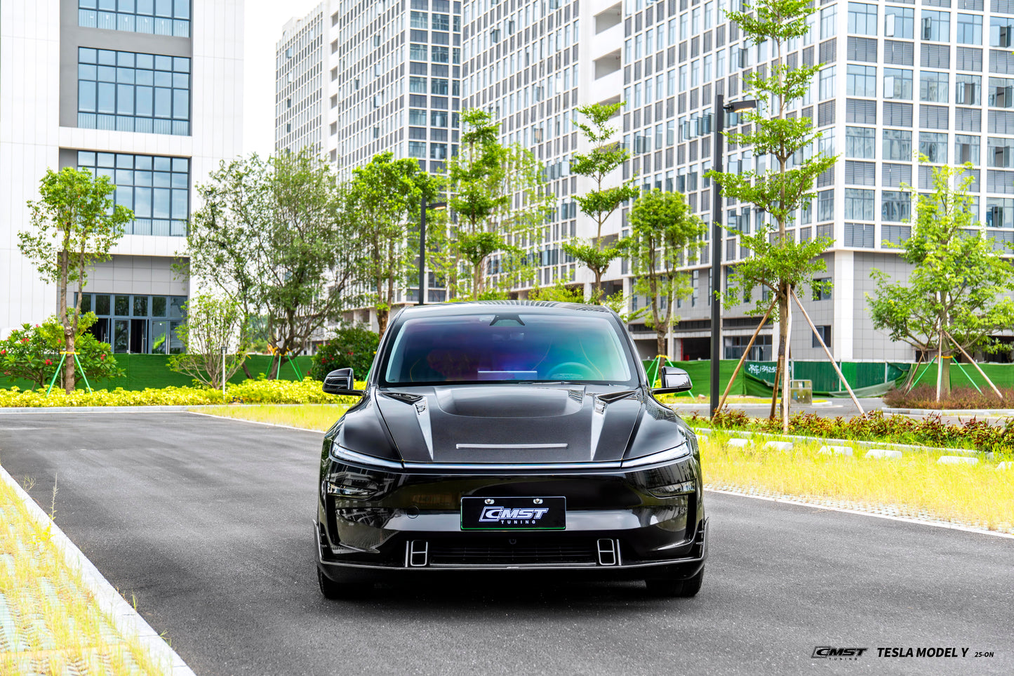 CMST - Model Y Juniper - Carbon Fiber Front Lip V2