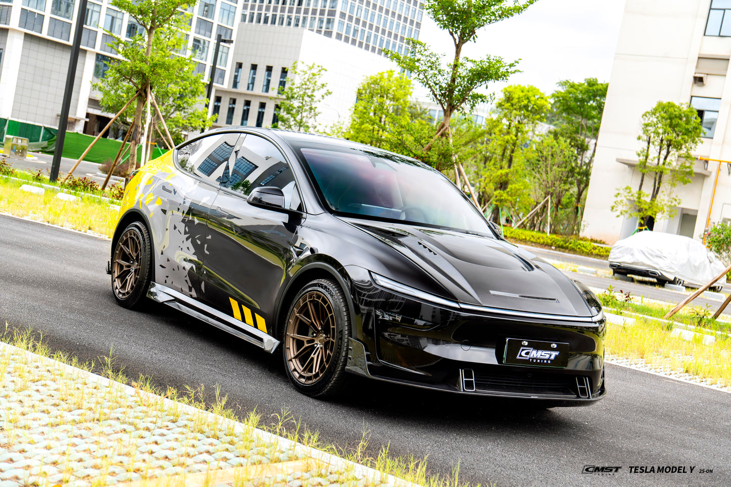 CMST - Model Y Juniper - Carbon Fiber Side Skirts V2