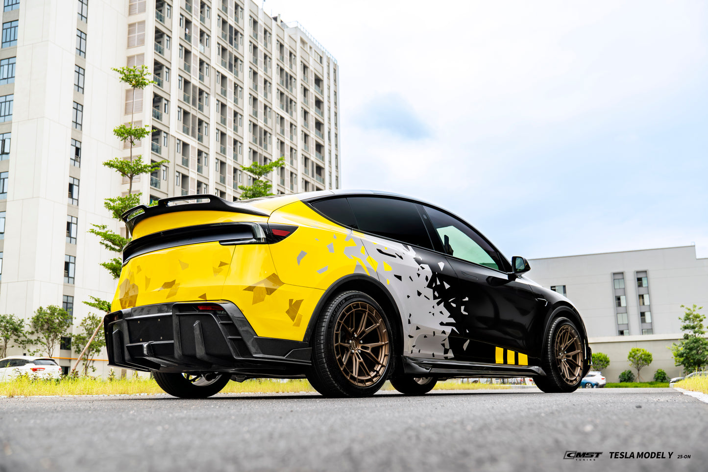 CMST - Model Y Juniper - Carbon Fiber Rear Diffuser V2