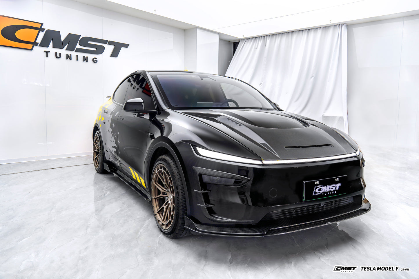 CMST - Model Y Juniper - Carbon Fiber Front Bumper Canards