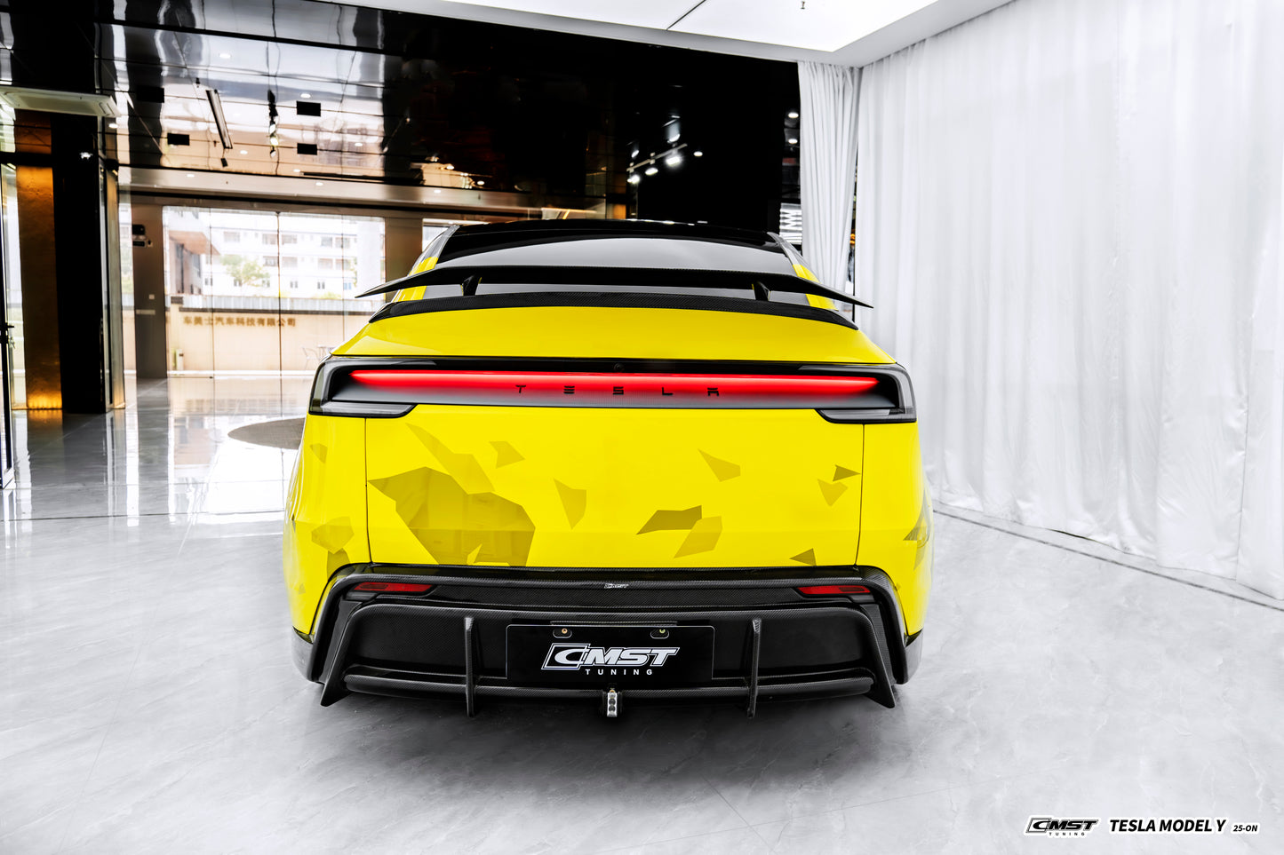 CMST - Model Y Juniper - Carbon Fiber Rear Spoiler V1