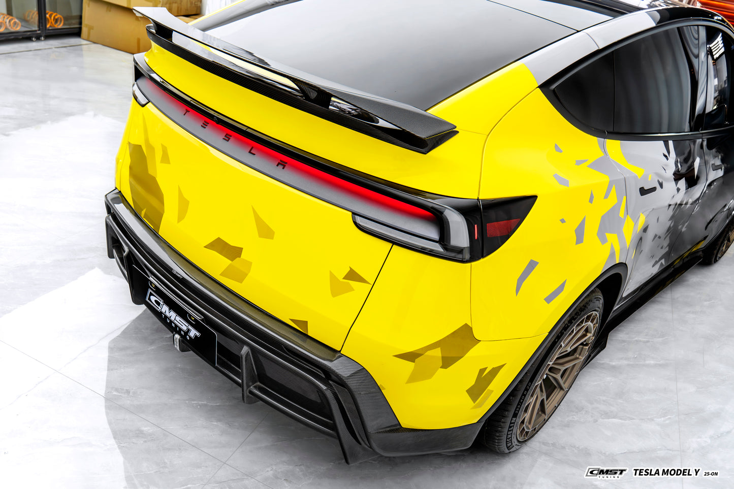 CMST - Model Y Juniper - Carbon Fiber Rear Spoiler V1