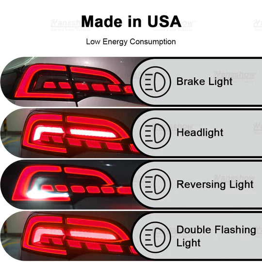 Model 3/Y - Starlink Full-Width Strip Tail Light