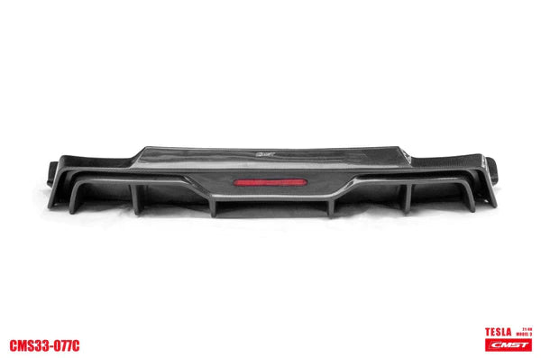 CMST - Model 3 - Carbon Fiber Rear Diffuser & Canards V5