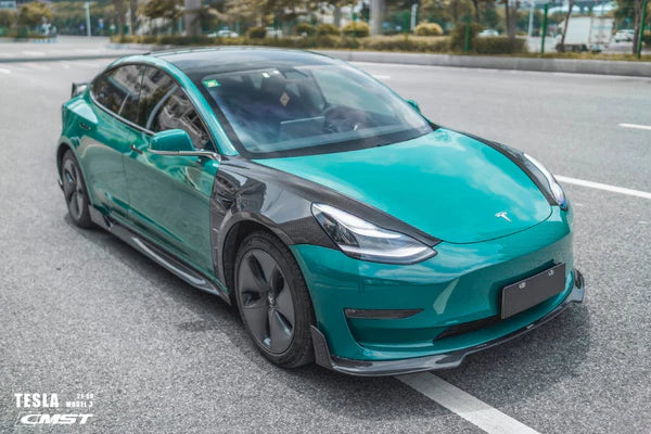 CMST - Model 3 - Carbon Fiber Front Lip V5