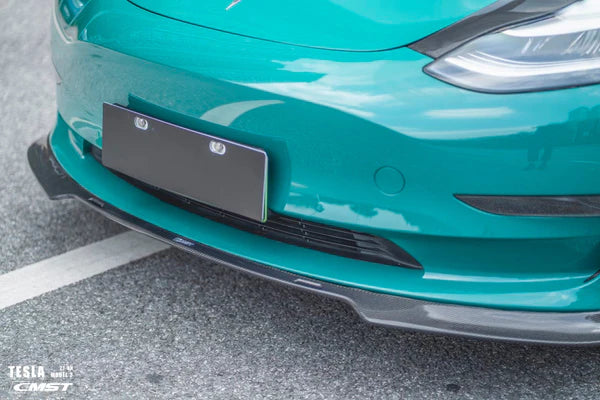 CMST - Model 3 - Carbon Fiber Front Lip V5