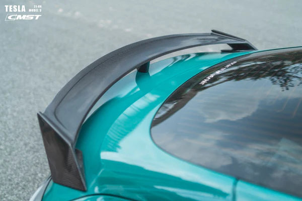 CMST - Model 3 - Carbon Fiber Rear Spoiler V5
