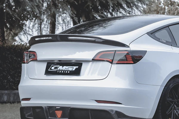 CMST - Model 3 - Carbon Fiber Rear Spoiler V4