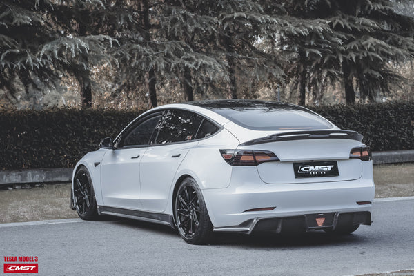 CMST - Model 3 - Carbon Fiber Rear Spoiler V4