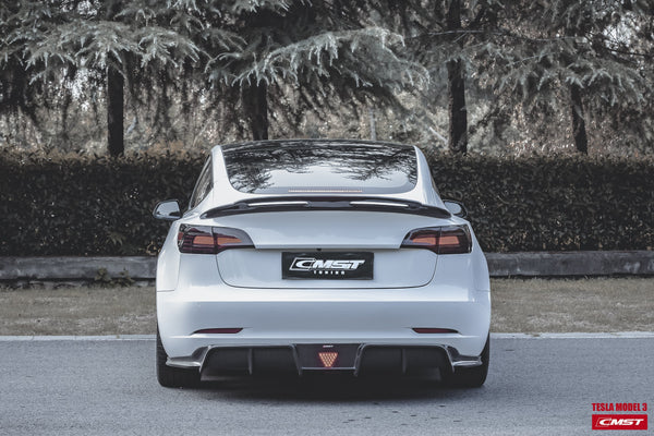 CMST - Model 3 - Carbon Fiber Rear Spoiler V4