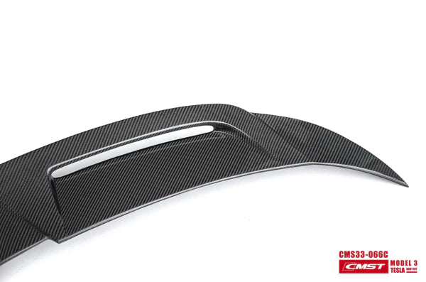 CMST - Model 3 - Carbon Fiber Rear Spoiler V4