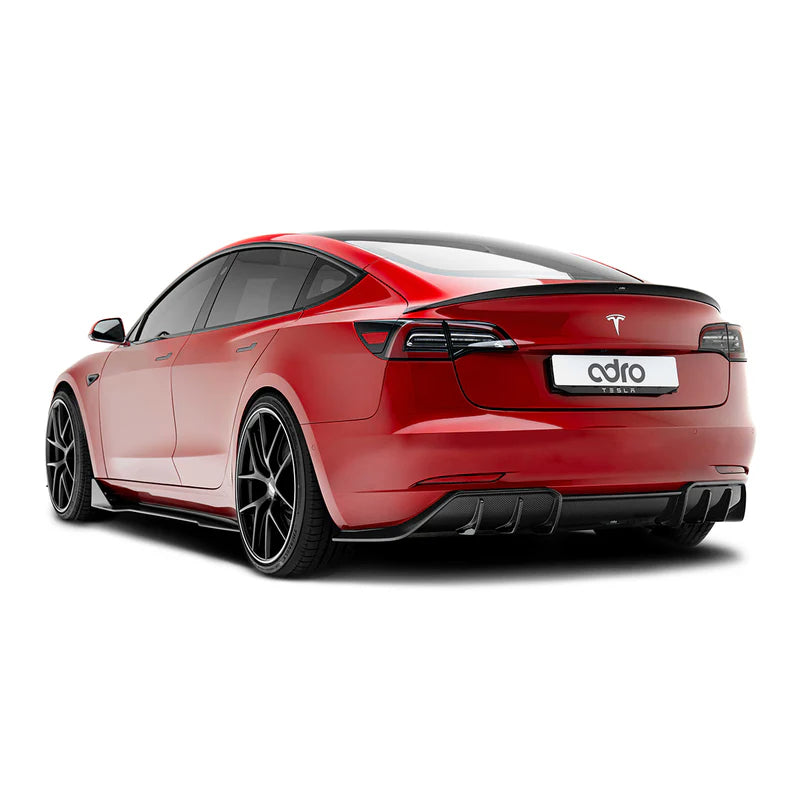 Adro - Model 3 - Carbon Fiber Rear Diffuser V1