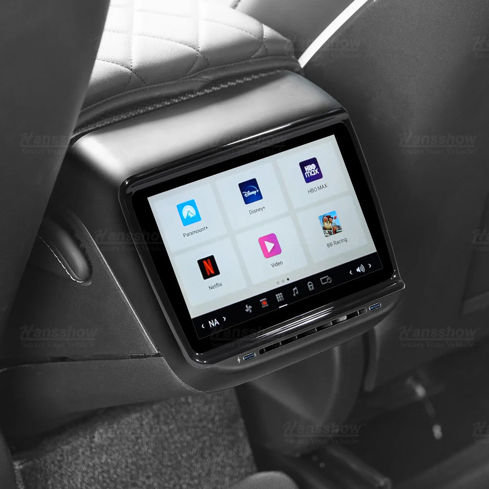 Model 3/Y 7.2" Rear Entertainment & Climate Control