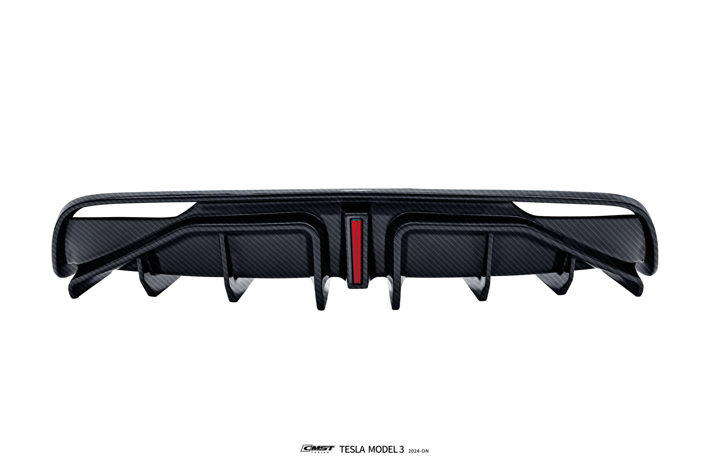 CMST - Model 3 Highland - Carbon Fiber Rear Diffuser & Canards V2