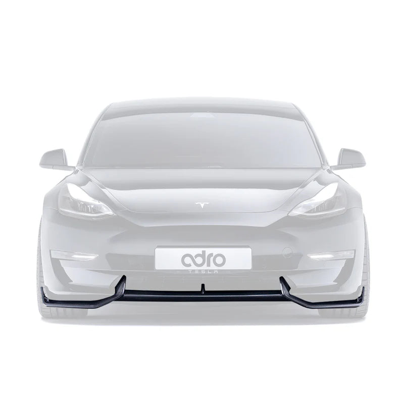 Adro - Model 3 - Carbon Fiber Front Lip V2