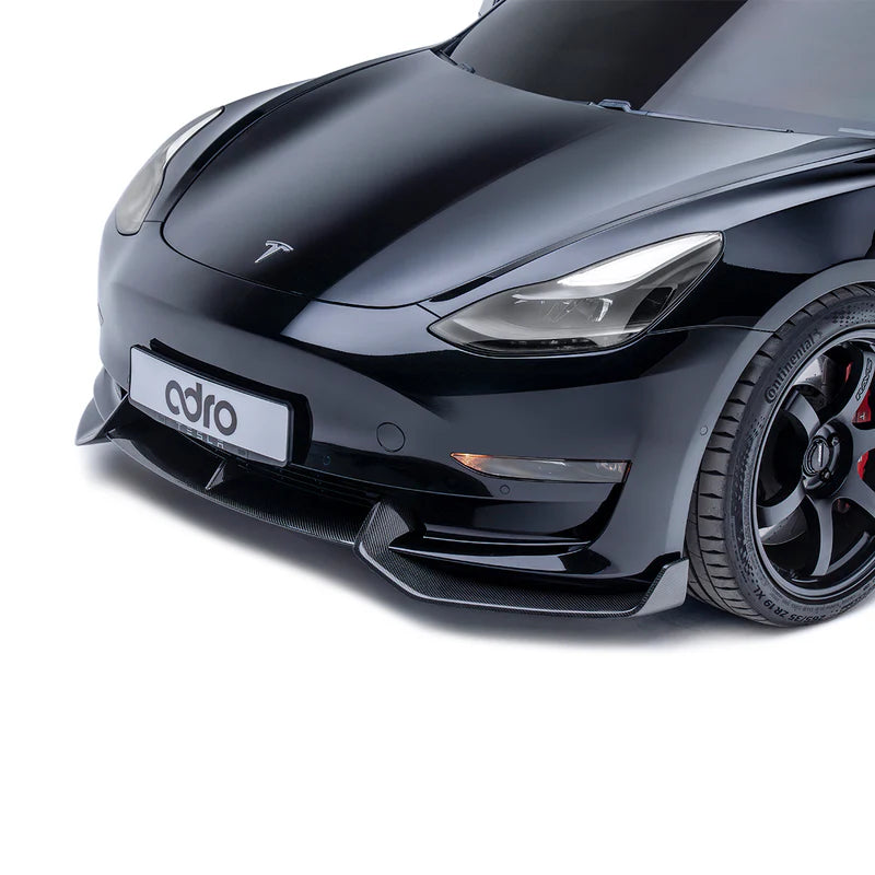 Adro - Model 3 - Carbon Fiber Front Lip V2