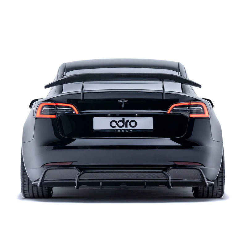 Adro - Model 3 - Carbon Fiber Rear Diffuser V2