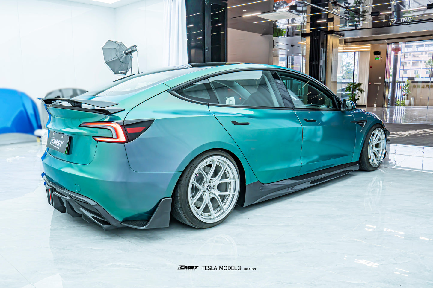 CMST - Model 3 Highland - Carbon Fiber Side Skirts V2
