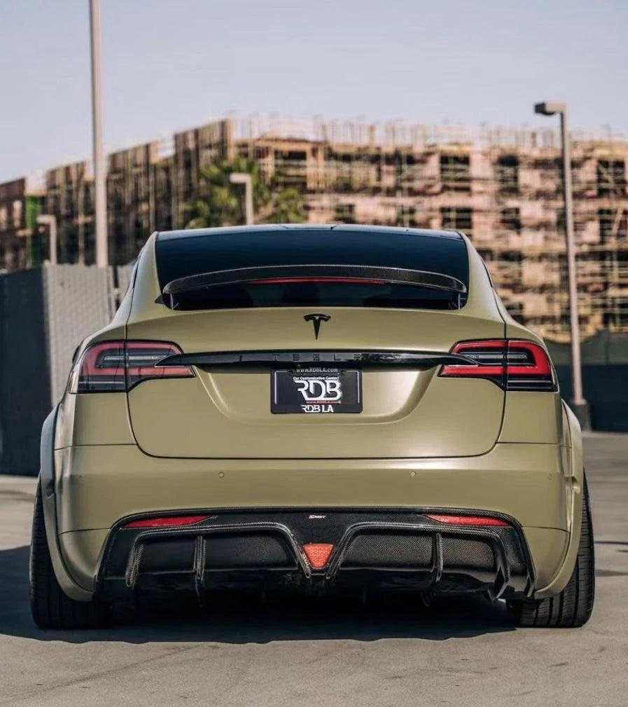 CMST - Model X (2016-2020) - Carbon Fiber Rear Diffuser