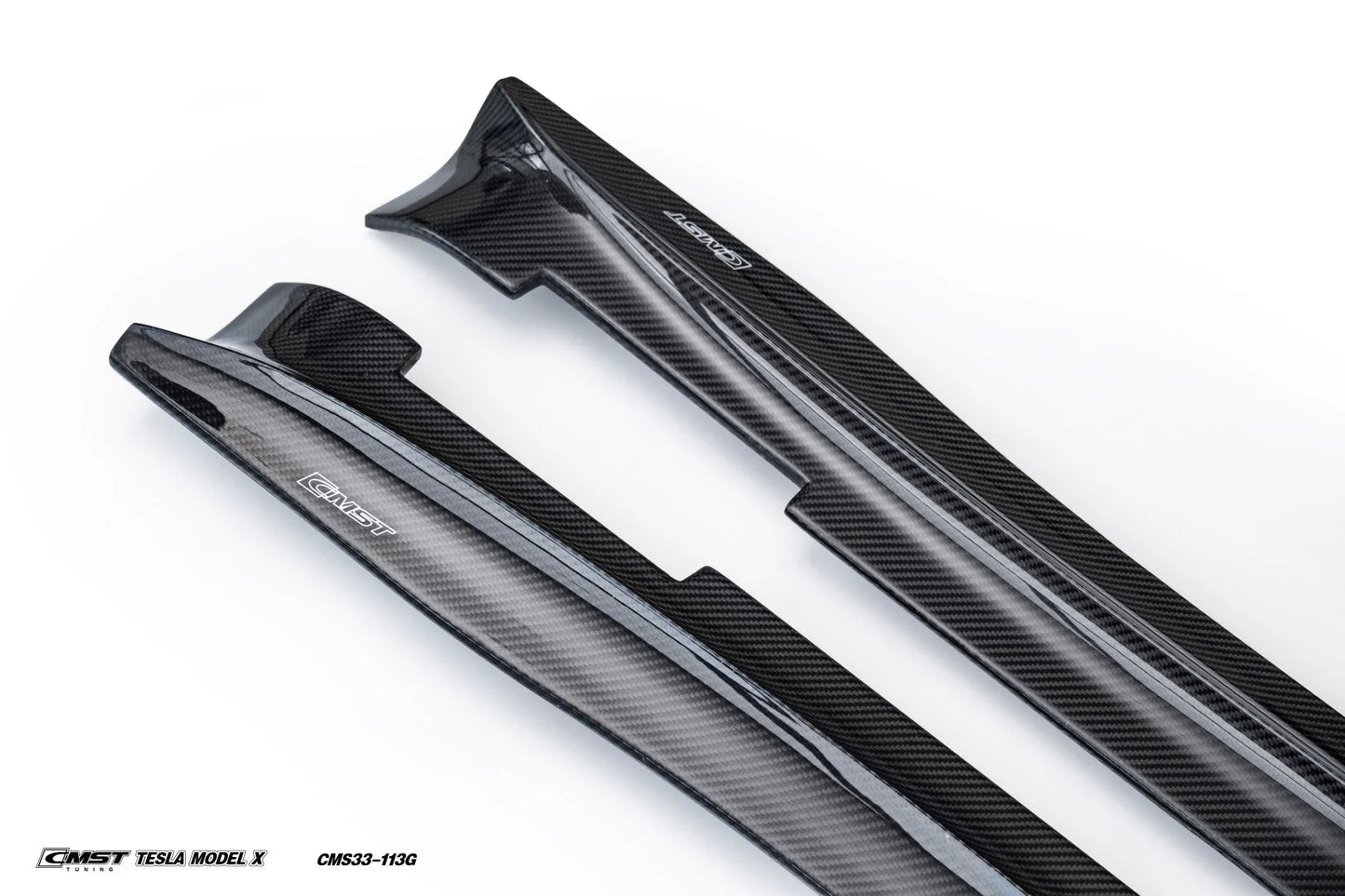 CMST - Model X (2021+) - Carbon Fiber Side Skirts