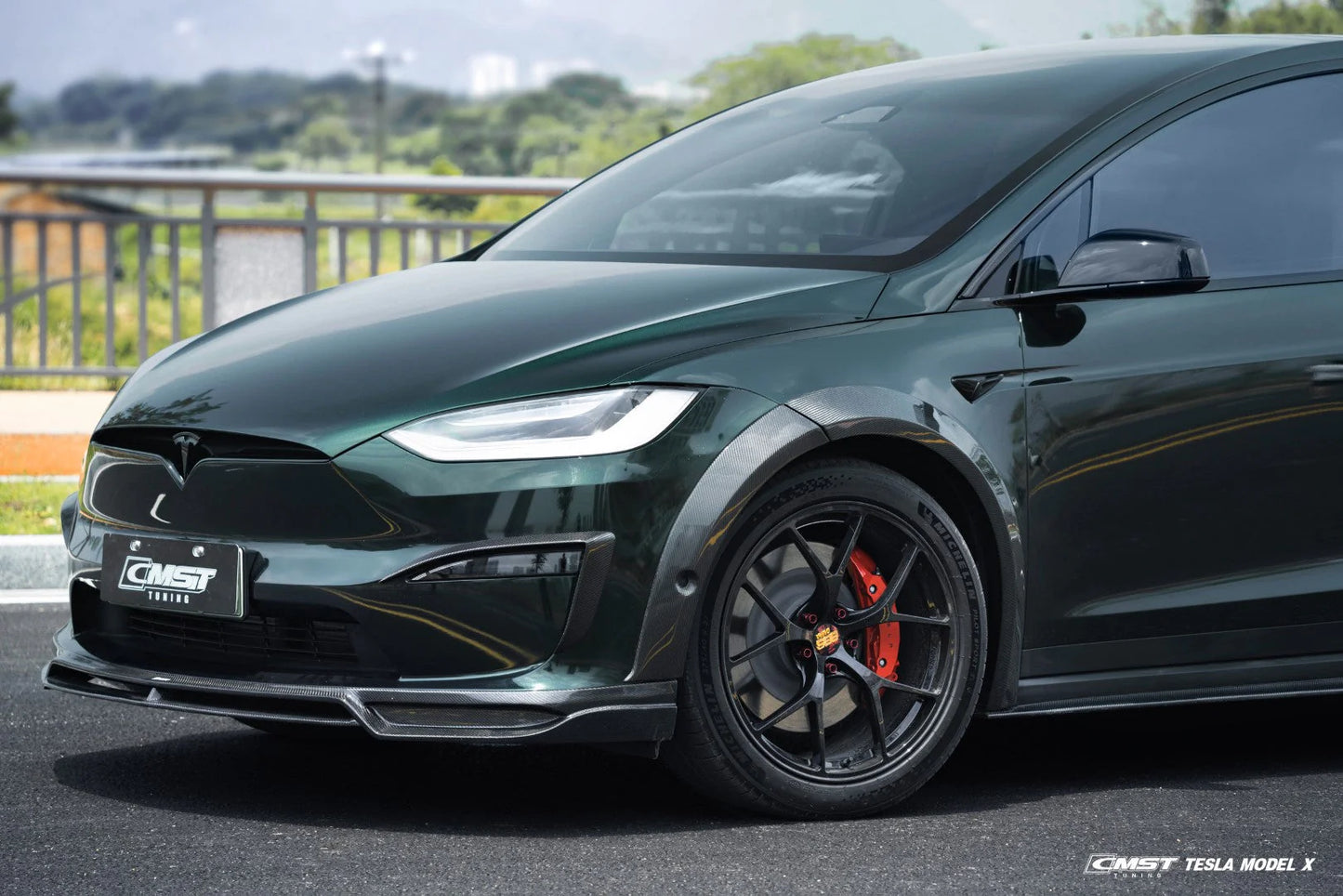 CMST - Model X (2021+) - Carbon Fiber Front Lip