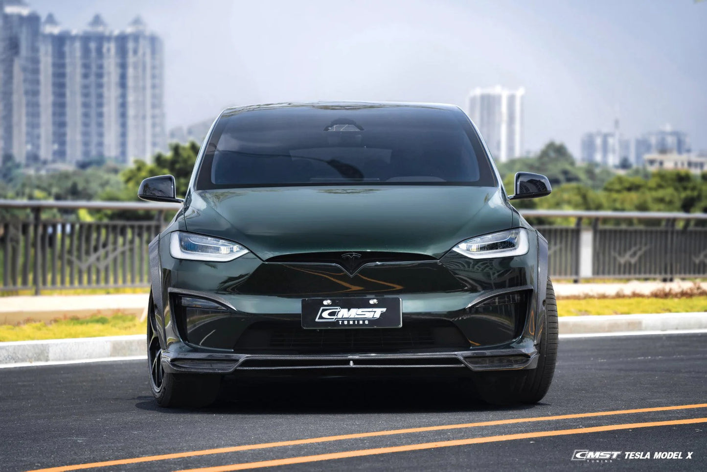 CMST - Model X (2021+) - Carbon Fiber Front Lip