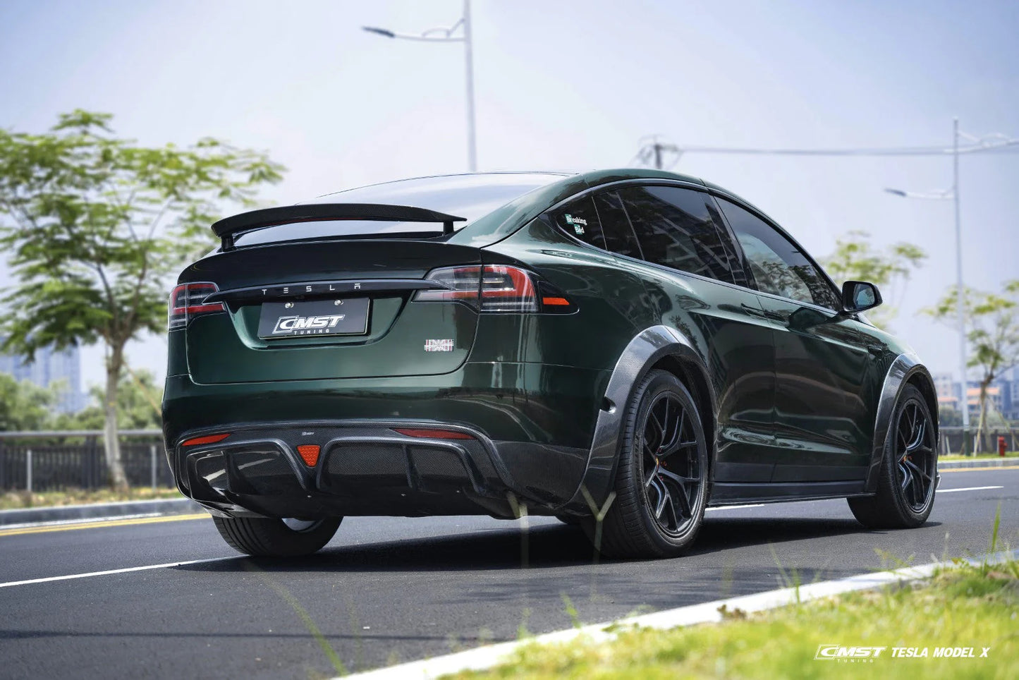 CMST - Model X (2021+) - Carbon Fiber Rear Spoiler