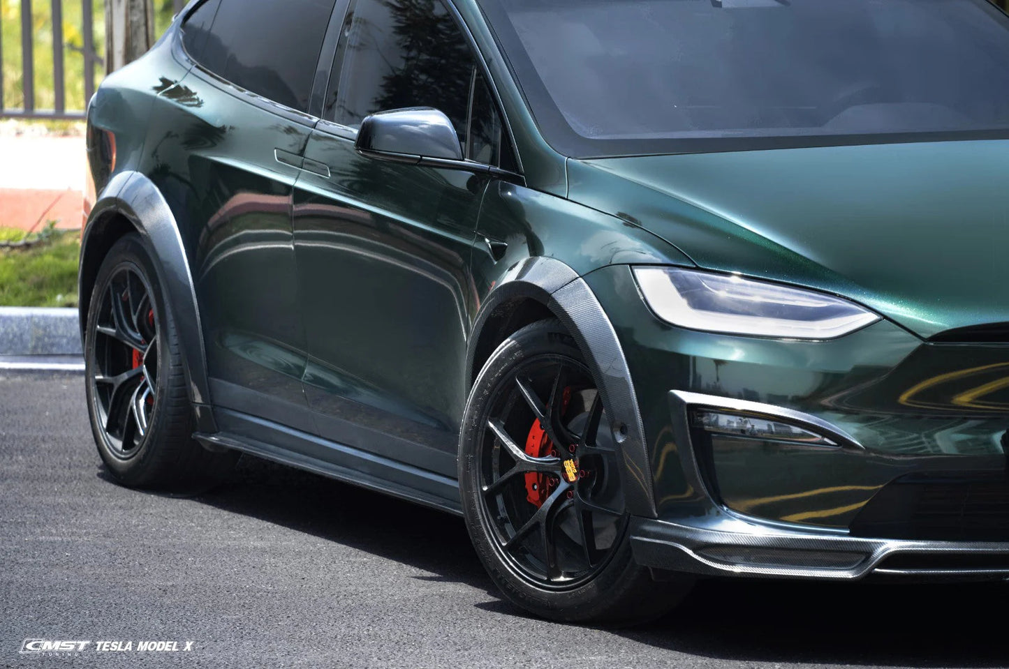 CMST - Model X (2021+) - Carbon Fiber Side Skirts