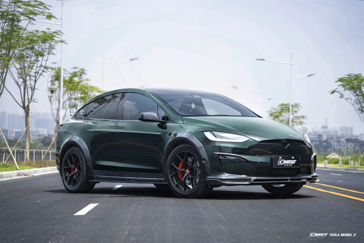 CMST - Model X (2021+) - Carbon Fiber Front Lip